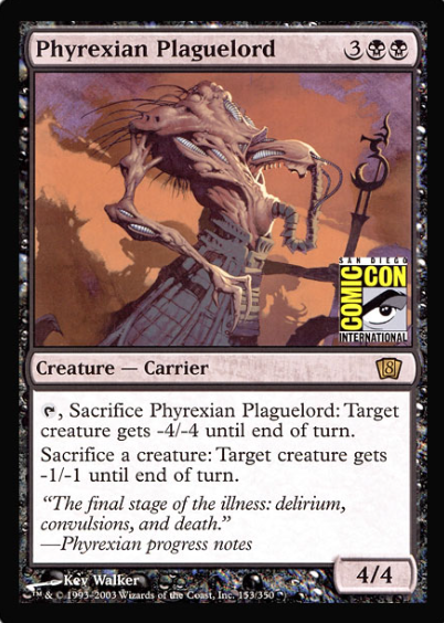 Phyrexian Plaguelord (San Diego Comic Con Oversized) [Oversize Cards] | Cracking-Singles