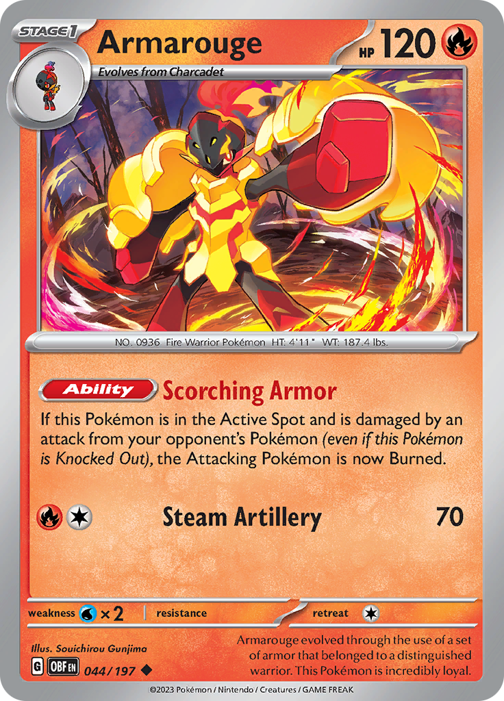 Armarouge (044/197) [Scarlet & Violet: Obsidian Flames] | Cracking-Singles