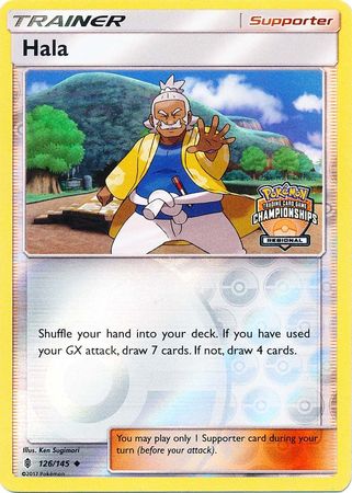 Hala (126/145) (Regional Championship Promo) [Sun & Moon: Guardians Rising] | Cracking-Singles