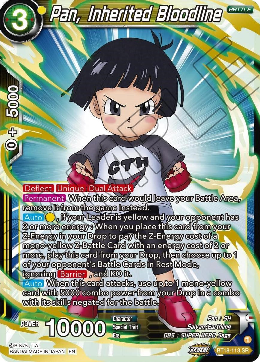 Pan, Inherited Bloodline (BT18-113) [Promotion Cards] | Cracking-Singles