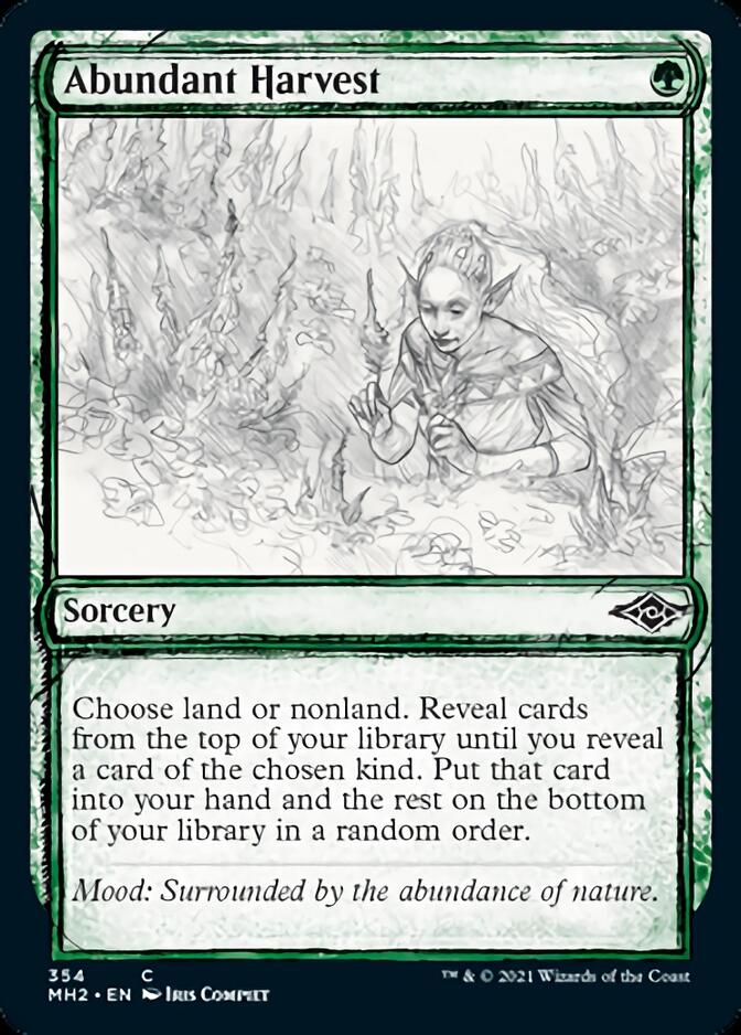 Abundant Harvest (Sketch) [Modern Horizons 2] | Cracking-Singles