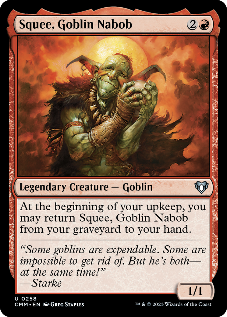 Squee, Goblin Nabob [Commander Masters] | Cracking-Singles