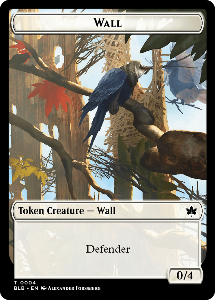 Wall Token [Bloomburrow Tokens] | Cracking-Singles