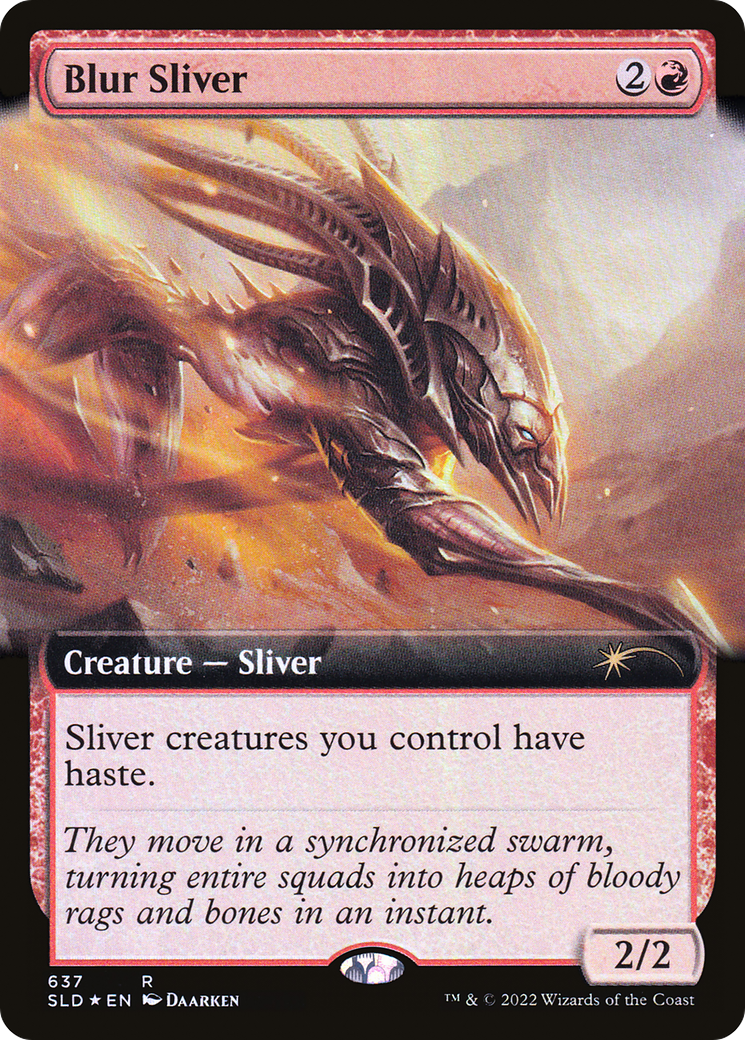 Blur Sliver (Extended Art) [Secret Lair Drop Promos] | Cracking-Singles