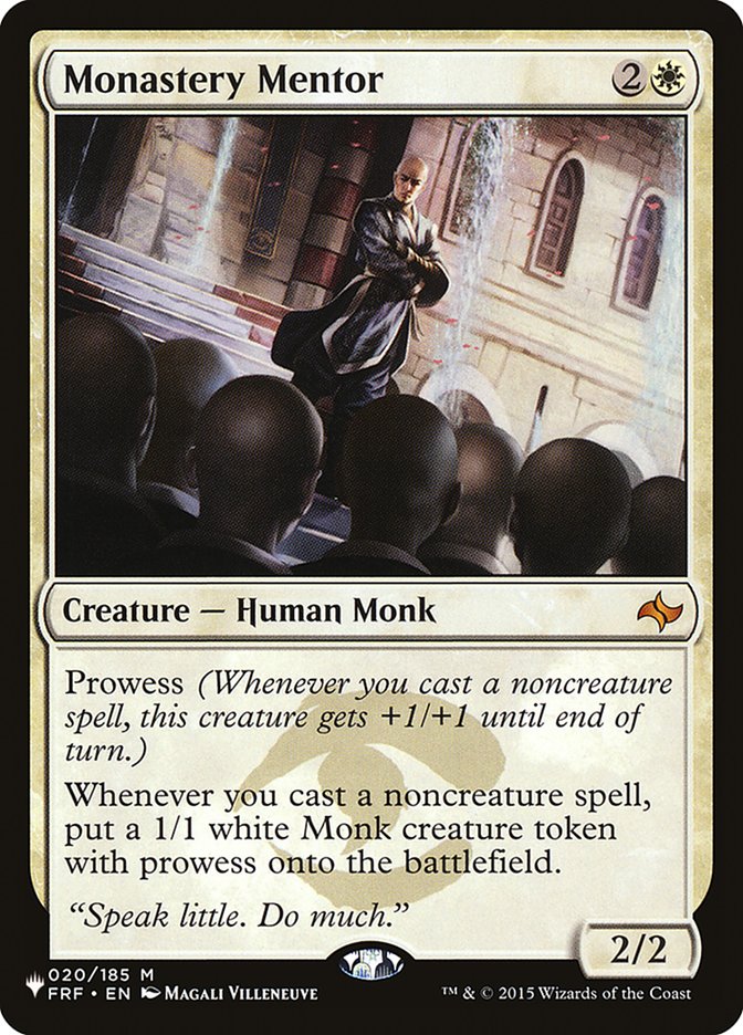 Monastery Mentor [The List] | Cracking-Singles