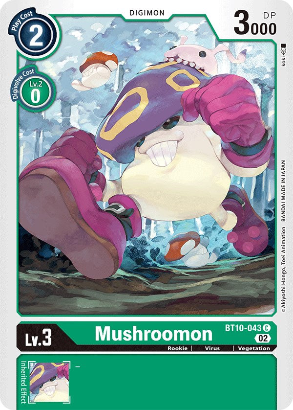 Mushroomon [BT10-043] [Xros Encounter] | Cracking-Singles