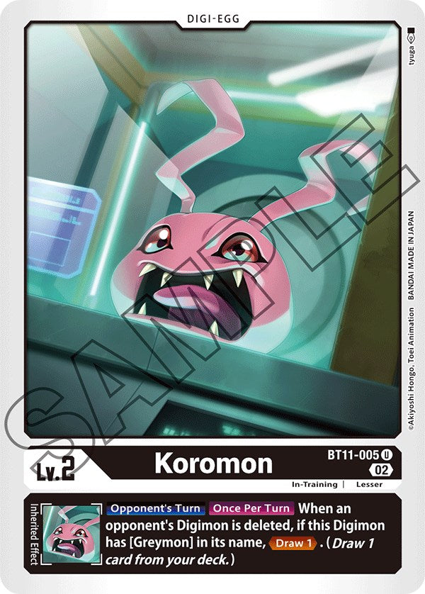 Koromon [BT11-005] [Dimensional Phase] | Cracking-Singles