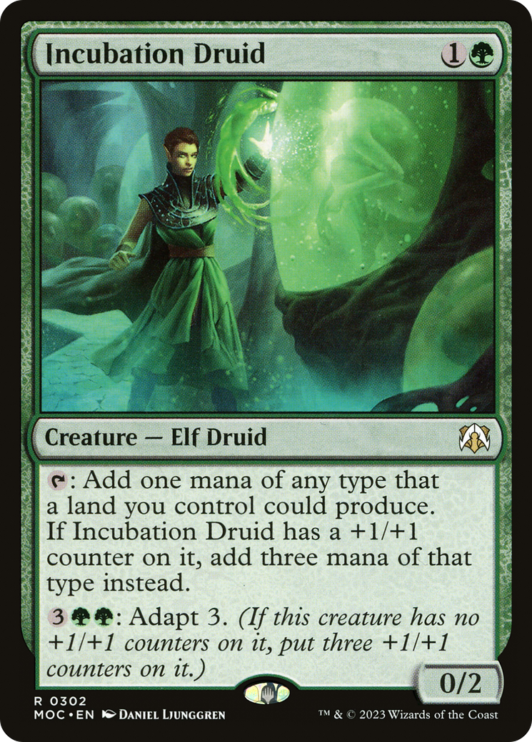 Incubation Druid [March of the Machine Commander] | Cracking-Singles