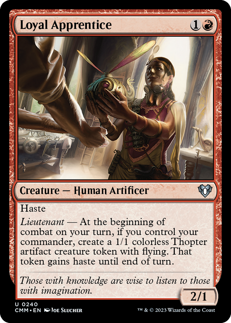 Loyal Apprentice [Commander Masters] | Cracking-Singles