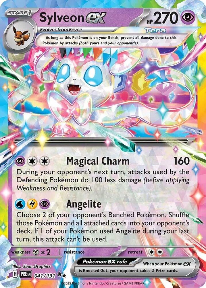 Sylveon ex (041/131) [Scarlet & Violet: Prismatic Evolutions] | Cracking-Singles