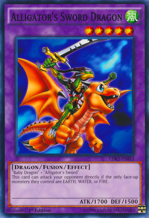 Alligator's Sword Dragon [LDK2-ENJ43] Common | Cracking-Singles