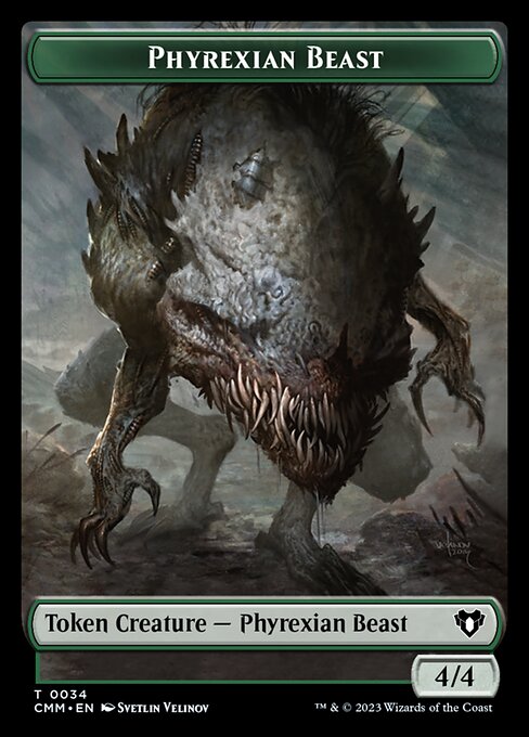 Eldrazi Scion // Phyrexian Beast Double-Sided Token [Commander Masters Tokens] | Cracking-Singles