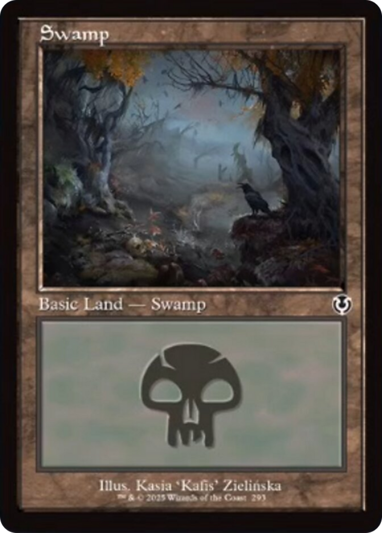 Swamp (293) (Retro Frame) [Innistrad Remastered] | Cracking-Singles