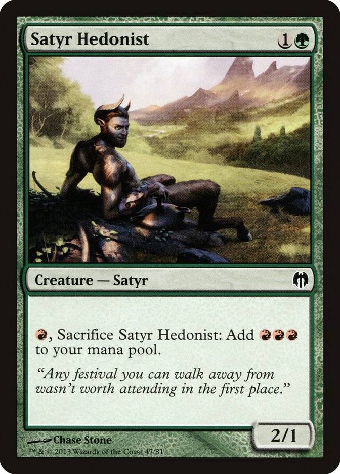 Satyr Hedonist [Duel Decks: Heroes vs. Monsters] | Cracking-Singles