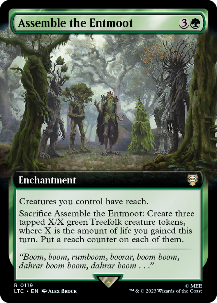 Assemble the Entmoot (Extended Art) [The Lord of the Rings: Tales of Middle-Earth Commander] | Cracking-Singles