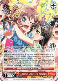 "A Sparkly Smile" Saya Yamabuki (BD/W63-E051 RR) [BanG Dream! Girls Band Party! Vol.2] | Cracking-Singles