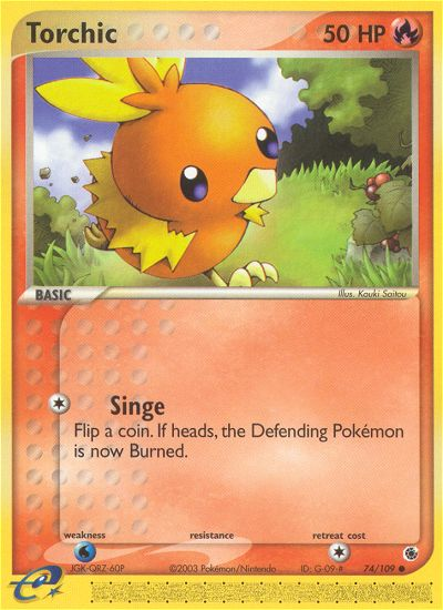 Torchic (74/109) [EX: Ruby & Sapphire] | Cracking-Singles