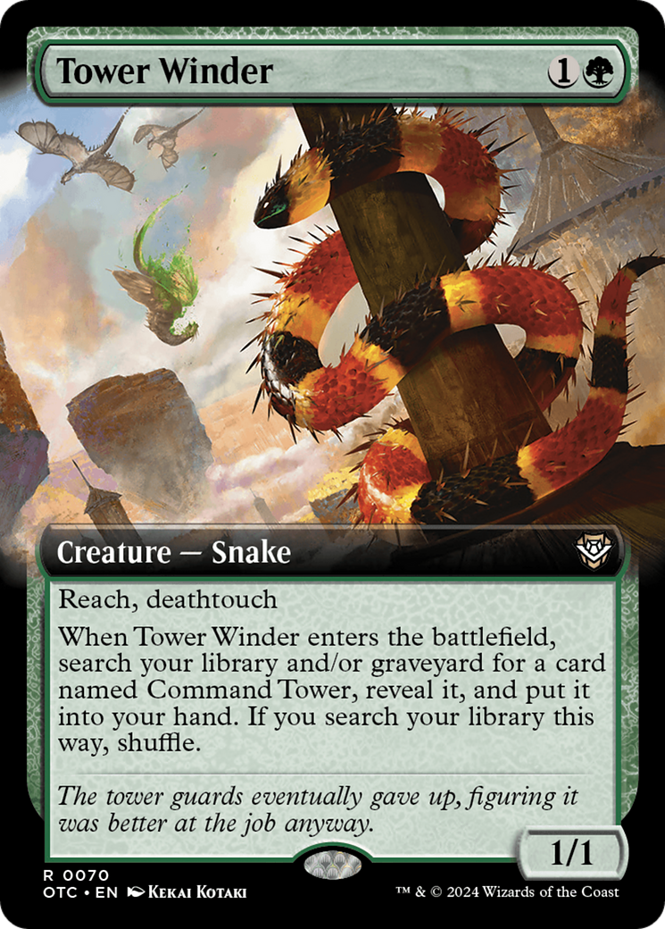 Tower Winder (Extended Art) [Outlaws of Thunder Junction Commander] | Cracking-Singles