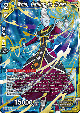 Whis, Calling to Order (BT16-131) [Realm of the Gods] | Cracking-Singles