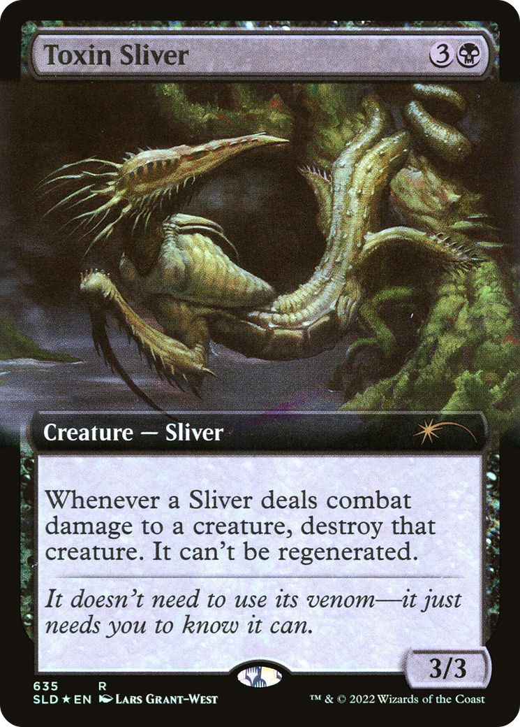 Toxin Sliver (Extended Art) [Secret Lair Drop Promos] | Cracking-Singles