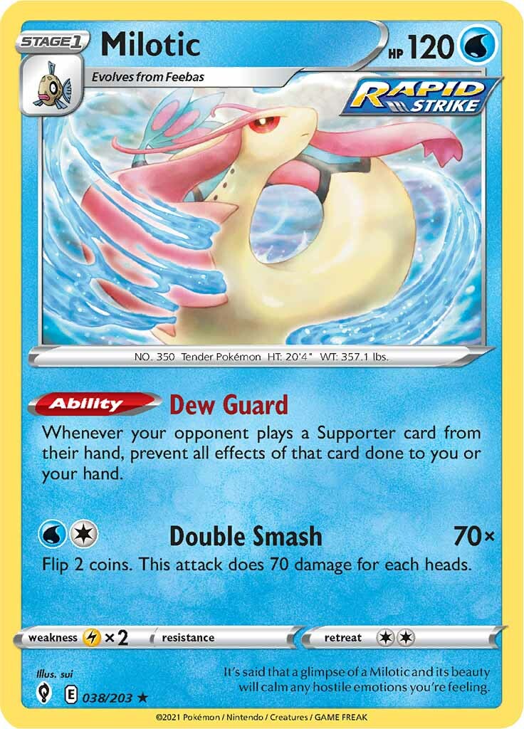 Milotic (038/203) [Sword & Shield: Evolving Skies] | Cracking-Singles