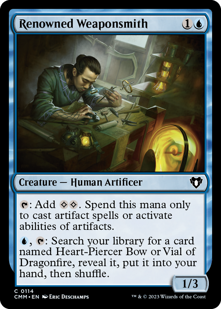 Renowned Weaponsmith [Commander Masters] | Cracking-Singles