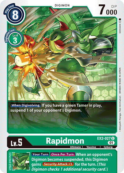 Rapidmon [EX2-027] [Digital Hazard] | Cracking-Singles