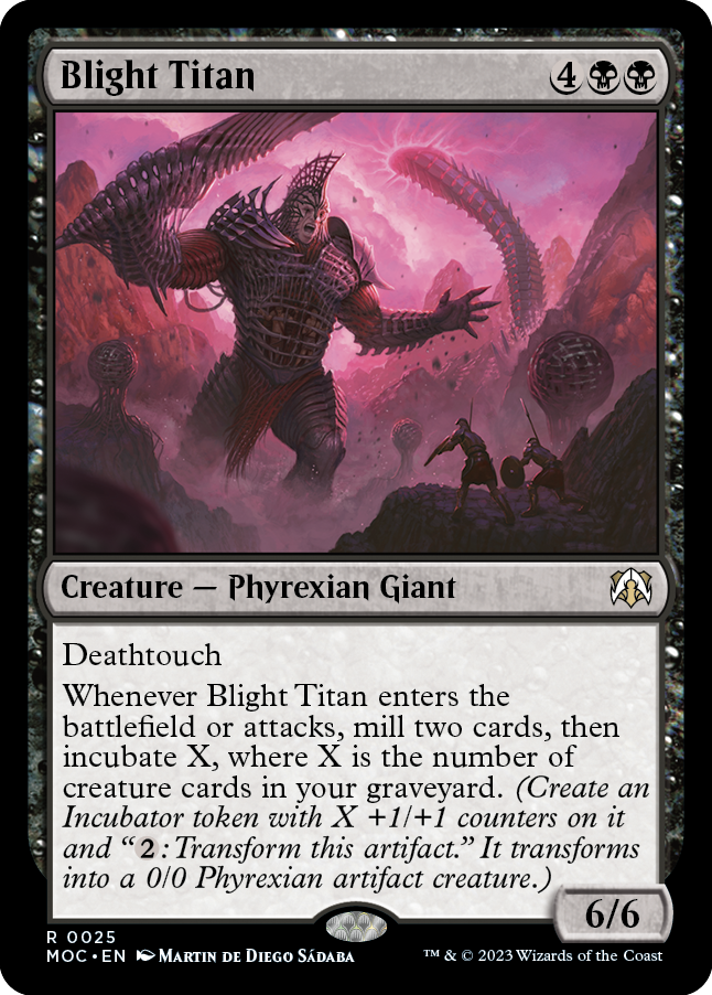 Blight Titan [March of the Machine Commander] | Cracking-Singles