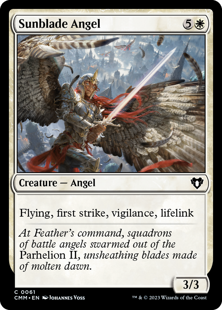 Sunblade Angel [Commander Masters] | Cracking-Singles