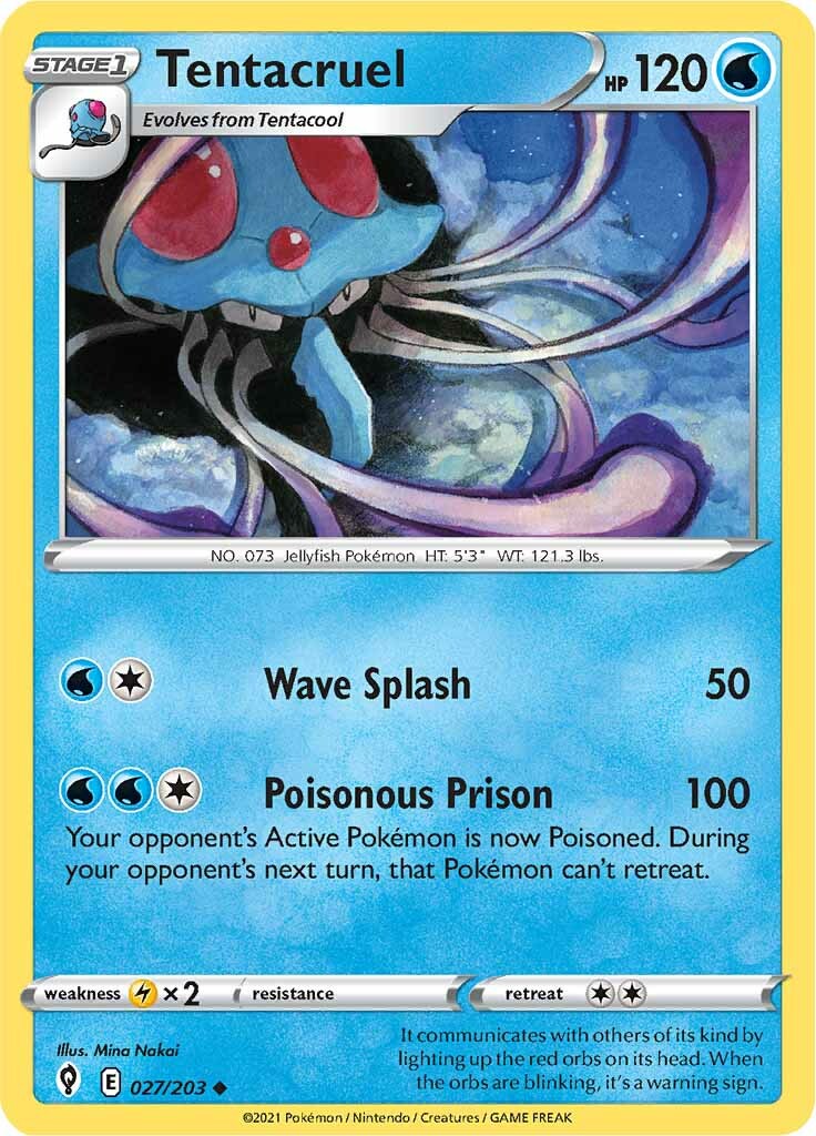 Tentacruel (027/203) [Sword & Shield: Evolving Skies] | Cracking-Singles