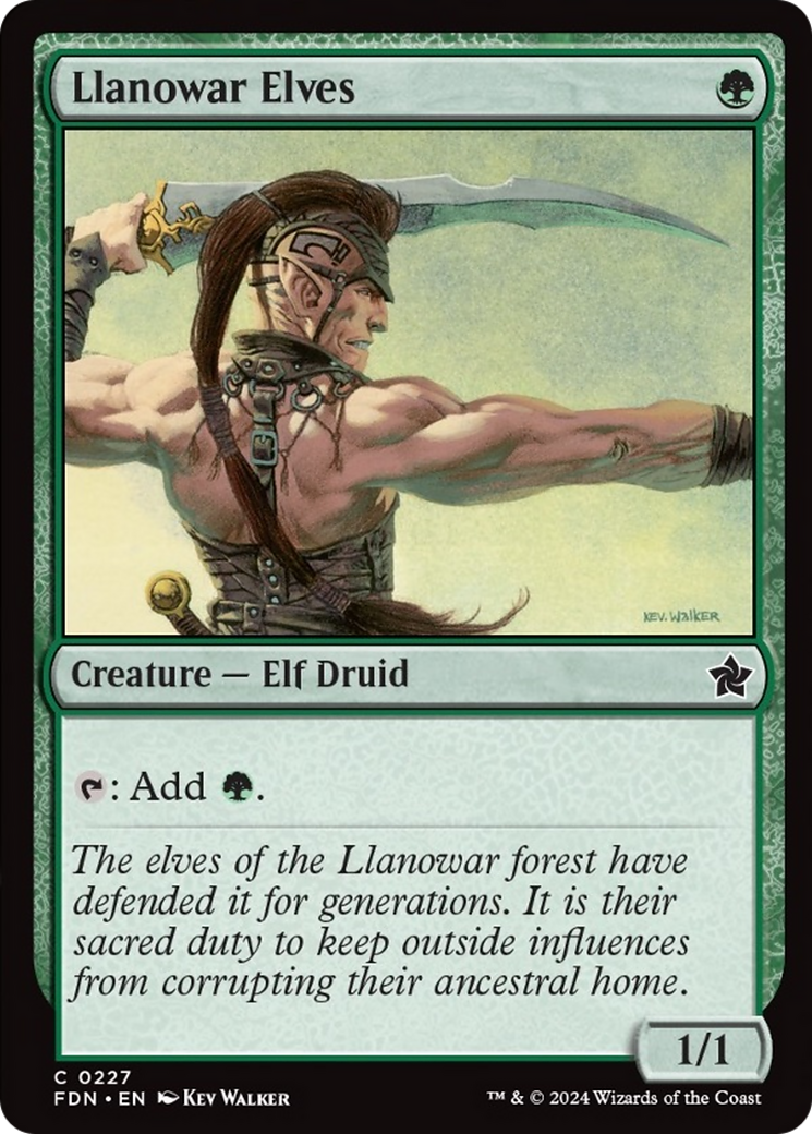 Llanowar Elves [Foundations] | Cracking-Singles