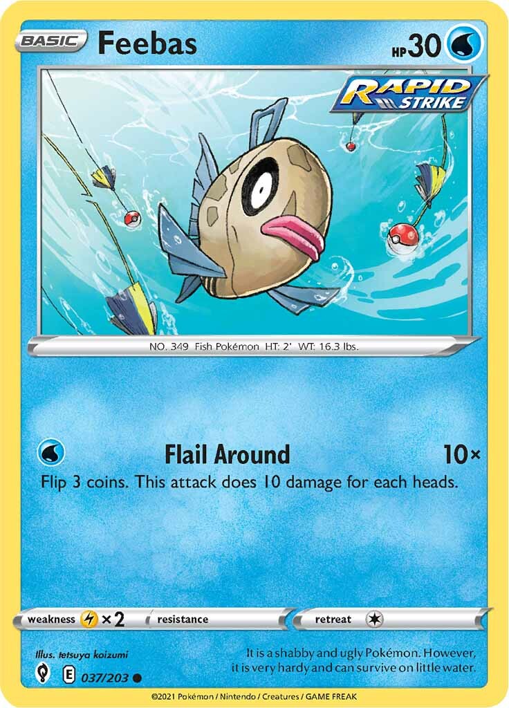 Feebas (037/203) [Sword & Shield: Evolving Skies] | Cracking-Singles