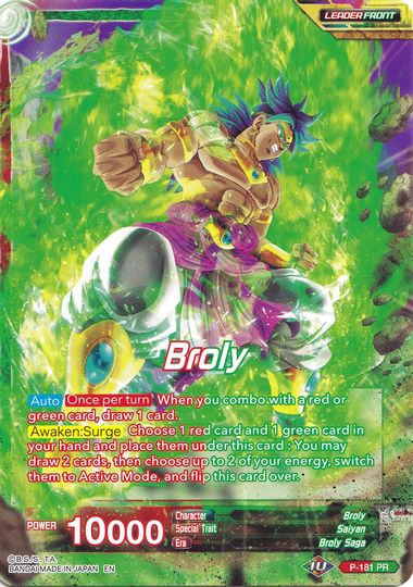 Broly // Broly, Surge of Brutality (Collector's Selection Vol. 1) (P-181) [Promotion Cards] | Cracking-Singles