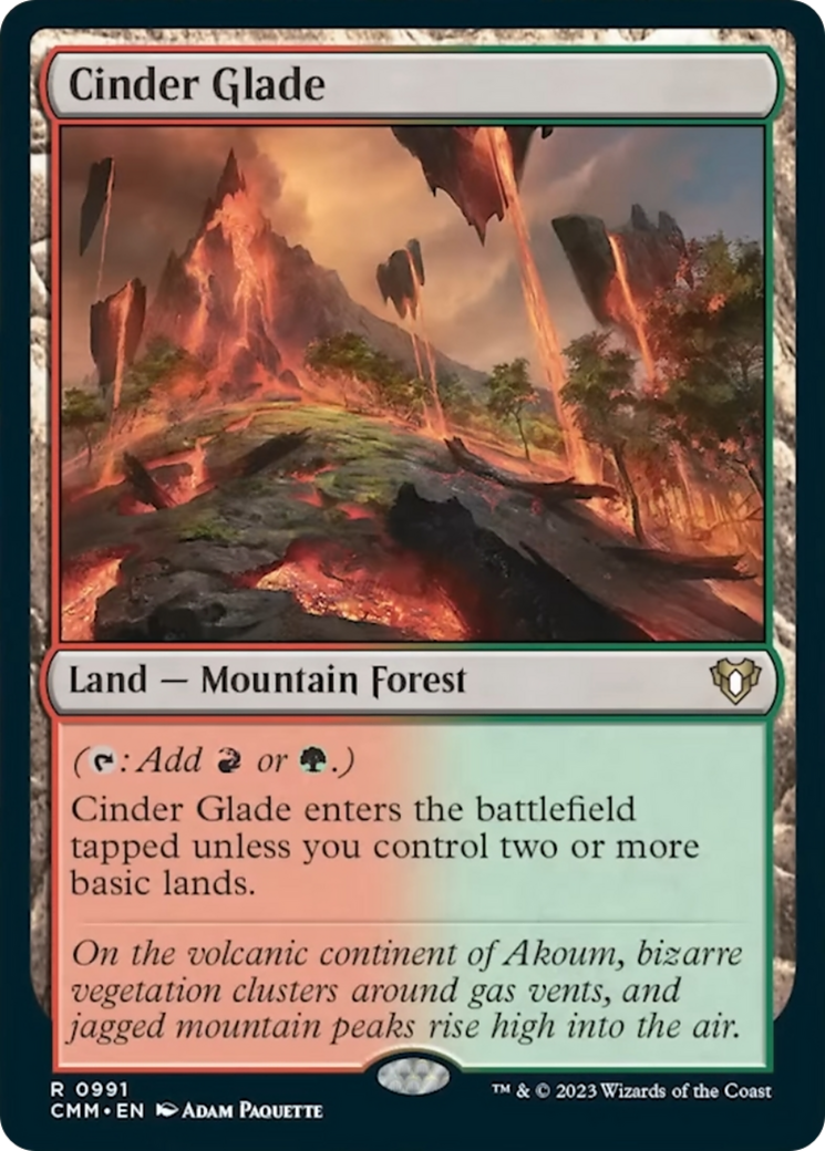 Cinder Glade [Commander Masters] | Cracking-Singles