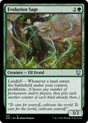 Evolution Sage [Phyrexia: All Will Be One Commander] | Cracking-Singles