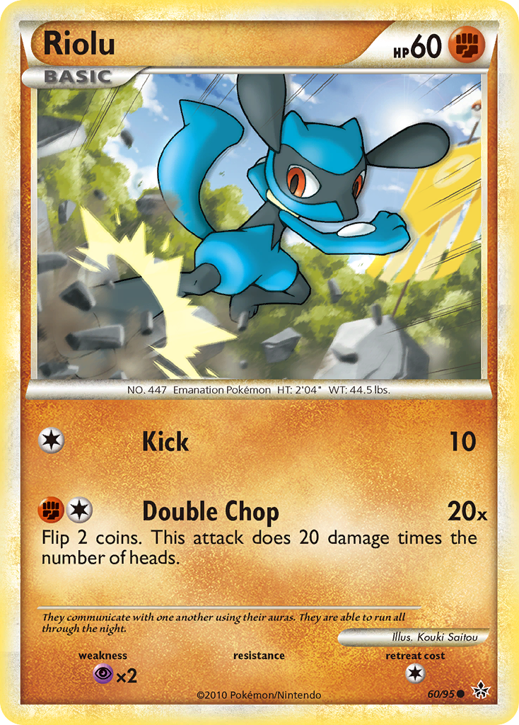 Riolu (60/95) [HeartGold & SoulSilver: Unleashed] | Cracking-Singles