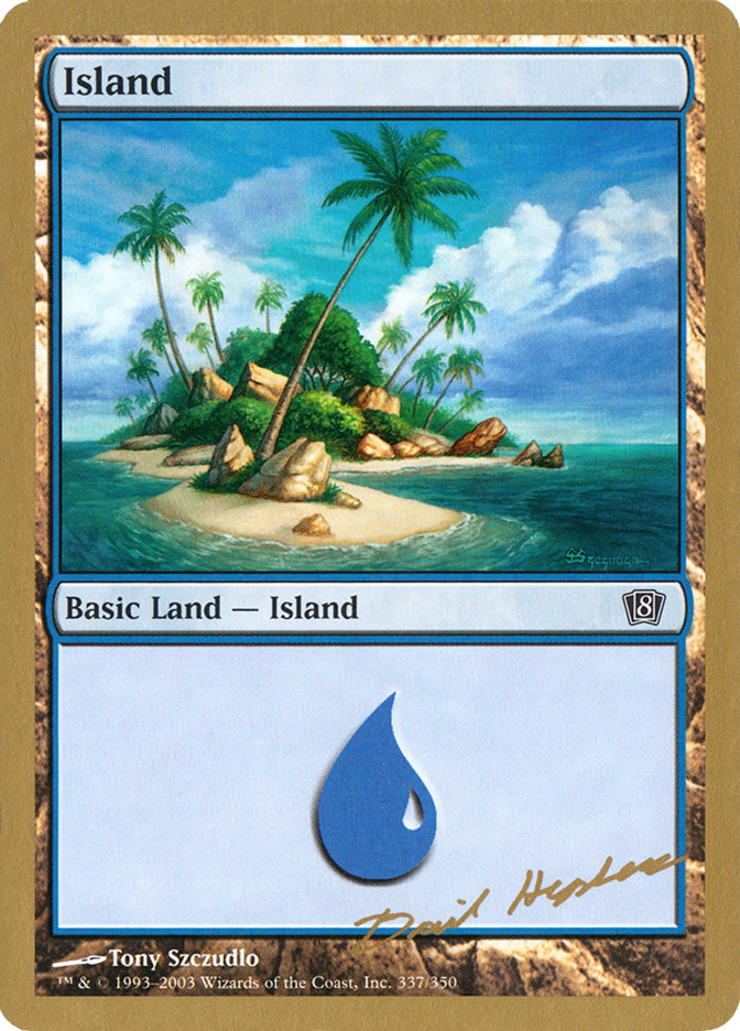 Island (dh337) (Dave Humpherys) [World Championship Decks 2003] | Cracking-Singles