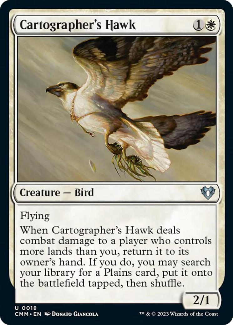 Cartographer's Hawk [Commander Masters] | Cracking-Singles