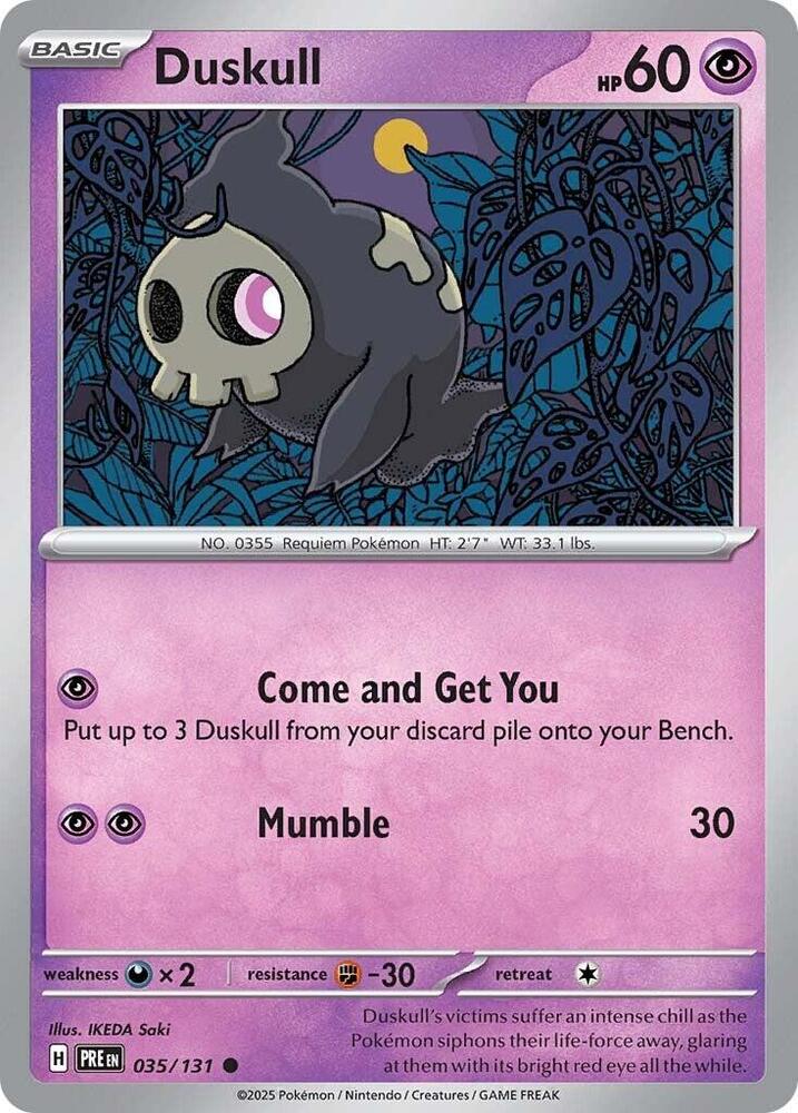 Duskull (035/131) [Scarlet & Violet: Prismatic Evolutions] | Cracking-Singles