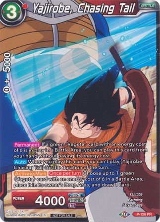 Yajirobe, Chasing Tail (Shop Tournament: Assault of Saiyans) (P-126) [Promotion Cards] | Cracking-Singles