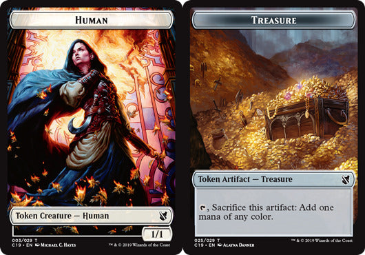 Human // Treasure Token [Commander 2020] | Cracking-Singles