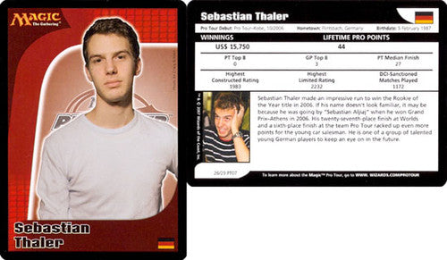 Sebastian Thaler (2007) Pro Player Cards English | Cracking-Singles