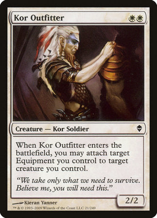 Kor Outfitter [Zendikar] | Cracking-Singles