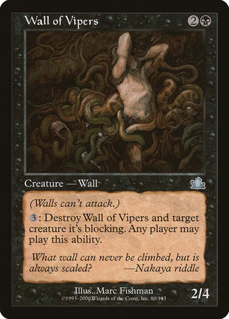 Wall of Vipers [Prophecy] | Cracking-Singles