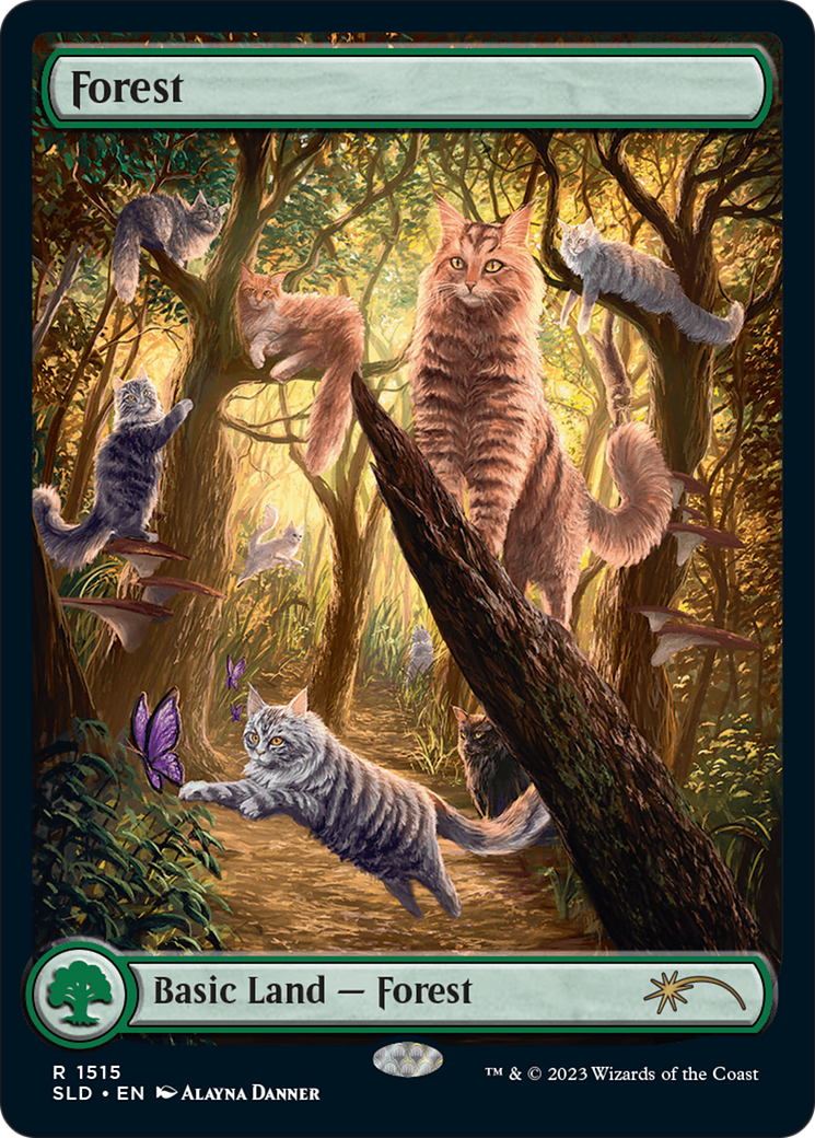 Forest (1515) [Secret Lair Commander Deck: Raining Cats and Dogs] | Cracking-Singles