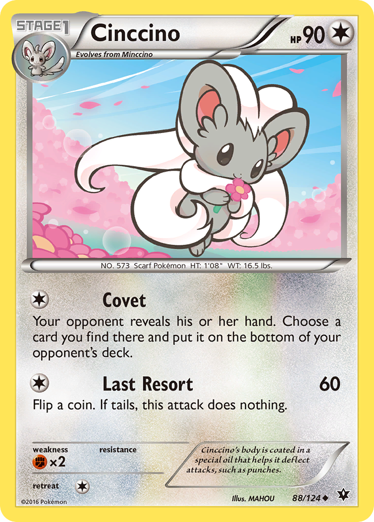 Cinccino (88/124) [XY: Fates Collide] | Cracking-Singles