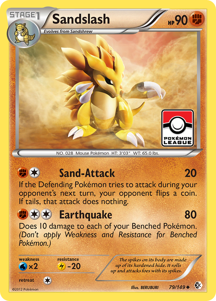 Sandslash (79/149) [Black & White: Boundaries Crossed] | Cracking-Singles