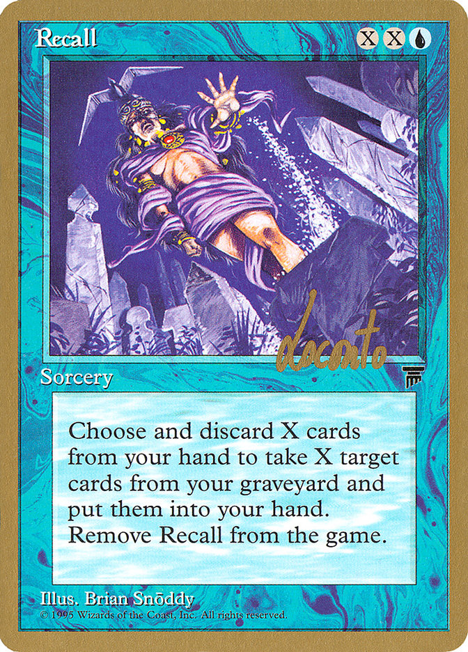 Recall (Michael Loconto) [Pro Tour Collector Set] | Cracking-Singles