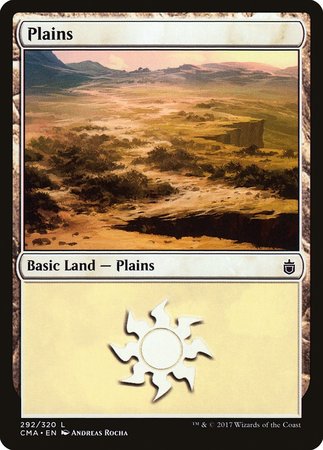 Plains (292) [Commander Anthology] | Cracking-Singles