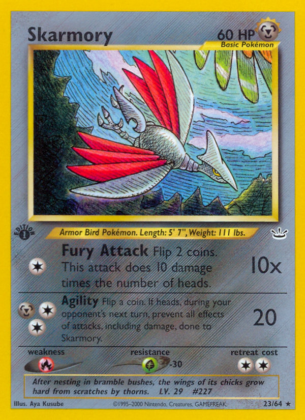 Skarmory (23/64) [Neo Revelation 1st Edition] | Cracking-Singles